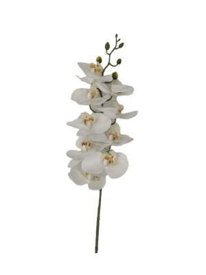 Haste Orquídea de Silicone 0863-3 - Branco